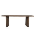 Tyler Curved Dining Table - 220cm - 8 Seater - Malta - Mango Wood