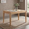 Dunmore Oak Dining Table - 160cm - 6 Seater