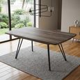 Birkdale Extending Dining Table - 140cm-180cm - 4-6 Seater - Dark Wood