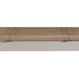 Chateau Extending Dining Table - 200cm-250cm - 8-10 Seater - Grey Painted - Rustic Pine