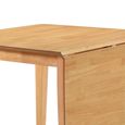 Seattle Drop Leaf Dining Table - 75cm-120cm - 2-4 Seater - Natural - Wood