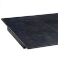 Valantino Extending Dining Table - 160cm-240cm - 6-10 Seater - Dark Grey - Sintered Stone