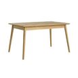 Clearance - Valencia Herringbone Extending Dining Table - 140cm-190cm - 4-6 Seater - Oak - FSS17493