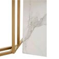 Clearance - Vieste Dining Table - 8 Seater - 200cm - White - Marble - FSS16605