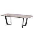 Krystal Italian Dining Table - 200cm - 8 Seater - Net Base - Ceramic and Metal