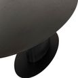 Gordon Dark Wood 300cm 12 Seater Oval Pedestal Dining Table thumbnail 5