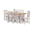 Richmond Grey 4-6 Seater 140cm-180cm Extending Dining Table thumbnail 4