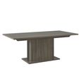 Volare Italian Extending Dining Table - 160cm-250cm - 6-10 Seater - Pedestal - Venetian Grey