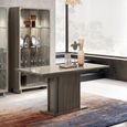 Volare Italian Extending Dining Table - 145cm-235cm - 6-10 Seater - Pedestal - Venetian Grey