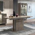 Volare Italian Extending Dining Table - 160cm-250cm - 6-10 Seater - Pedestal - Venetian Grey