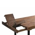 Reclaimed Pine 6-10 Seater 180cm-240cm Extending Dining Table with U Shape Legs thumbnail 3