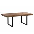 Reclaimed Pine 6-10 Seater 180cm-240cm Extending Dining Table with U Shape Legs thumbnail 4