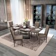 Platinum Italian Butterfly Extending Dining Table - 200cm-245cm - 8-10 Seater - Pedestal Base - Silver Birch thumbnail 4