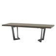 Elite Italian Extending Dining Table - 160cm-260cm - 6-10 Seater - Net Base - Silver Birch
