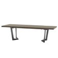 Elite Italian Extending Dining Table - 200cm-300cm - 8-12 Seater - Net Base - Silver Birch
