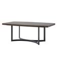 Armonia Italian Extending Dining Table - 200cm-250cm - 8-10 Seater - Silver Birch