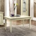Treviso Italian Extending Dining Table - 140cm-230cm - 6-10 Seater - White Ash