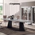 Elite Italian Bianco Antico Extending Pedestal Dining Table - Sizes Available thumbnail