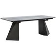Elite Italian Bianco Antico Ceramic Pedestal Dining Table - Sizes Available thumbnail 2