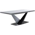 Elite Italian Bianco Antico Extending Dining Table with V Base - Sizes Available thumbnail 2