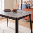 Breton Grey Ceramic 4 Seater 120cm Compact Dining Table thumbnail 3