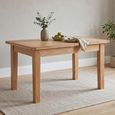Melbourne Natural Oak Extending Dining Table - Sizes Available thumbnail