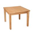 Melbourne Natural Oak 4 Seater 90cm Square Dining Table thumbnail 3