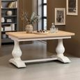 Windsor White Painted 6-8 Seater 160cm-200cm Extending Dining Table thumbnail
