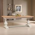 Windsor White Painted 8-10 Seater 220cm-260cm Extending Dining Table thumbnail