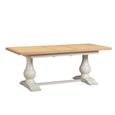 Windsor White Painted 6-8 Seater 160cm-200cm Extending Dining Table thumbnail 3