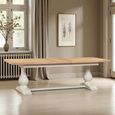 Windsor White Painted 8-10 Seater 220cm-260cm Extending Dining Table thumbnail 2