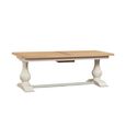 Windsor White Painted 8-10 Seater 220cm-260cm Extending Dining Table thumbnail 3