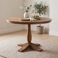 Nalandra Mango Wood 110cm 4 Seater Round Dining Table thumbnail