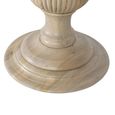 Ciren Natural Mango Wood 4 Seater 120cm Round Pedestal Base Dining Table thumbnail 4