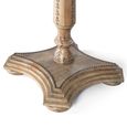 Varex White Washed Mango Wood 2 Seater 80cm Carved Detailing Round Dining Table thumbnail 3