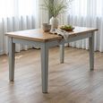 Melbourne French Grey Painted Extending Dining Table - Sizes Available thumbnail