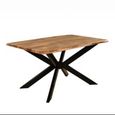 Live Edge Mango Wood Dining Table with Spider Legs - Sizes Available thumbnail 2