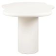 Bloomstone White Lime Plaster 12 Seater Pedestal Dining Table