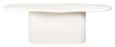 Bloomstone White Lime Plaster 12 Seater Pedestal Dining Table