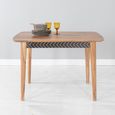 Clearance - Luxuria Dining Table - 4 Seater - 120cm - Walnut - Solid Sheesham Wood - Brand New Item