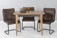Clearance - Luxuria Dining Table - 4 Seater - 120cm - Walnut - Solid Sheesham Wood - Brand New Item