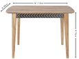 Clearance - Luxuria Dining Table - 4 Seater - 120cm - Walnut - Solid Sheesham Wood - Brand New Item