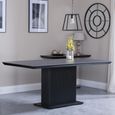 Clearance - Morgan 6 Seater Black Ceramic Fluted Dining Table - 180cm thumbnail