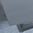 Clearance - Rimini 4-6 Seater Grey Gloss Extending Dining Table - 140cm-180cm thumbnail 5