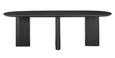 Durban Dark Wood 12 Seater Oval Dining Table