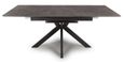 Galaxy Extending Dining Table - Brown Ceramic - 4-6 Seater - 140cm-180cm