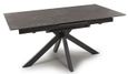 Galaxy Extending Dining Table - Brown Ceramic - 6-8 Seater - 160cm-200cm