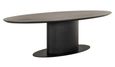 Gordon Dark Wood 10 Seater Oval Pedestal Dining Table