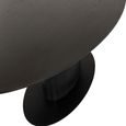 Gordon Dark Wood 10 Seater Oval Pedestal Dining Table