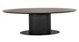 Gordon Dark Wood 10 Seater Oval Pedestal Dining Table